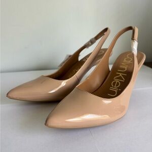 NWT Calvin Klein Slingback Heels, 8.5